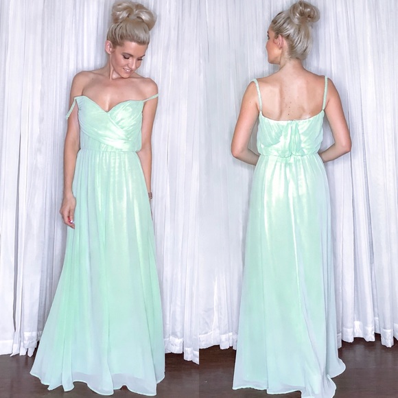 ASOS Dresses & Skirts - ASOS Mint Green Long Bridesmaid Dress